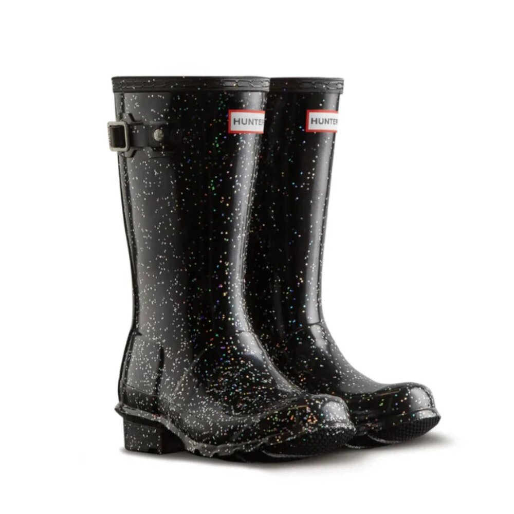 Big Kids Original Giant Glitter Rain Boots - size UK 2 / US 4 / EU 34